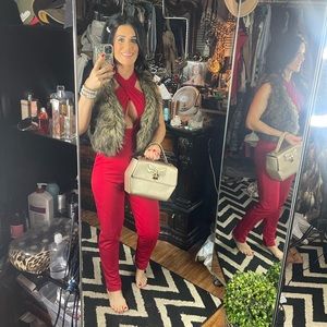 ♥️ red jumpsuit ♥️